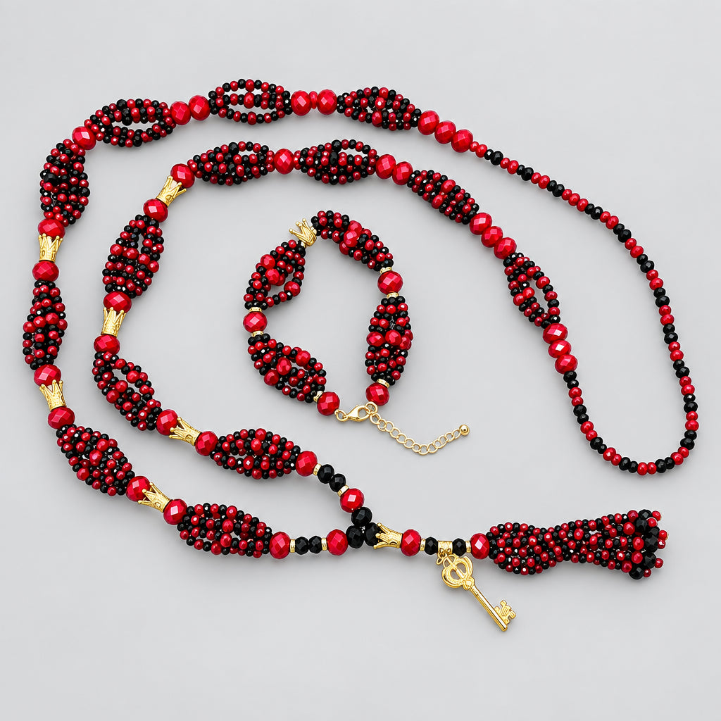 COLLAR DE ELEGGUA CON IDDE