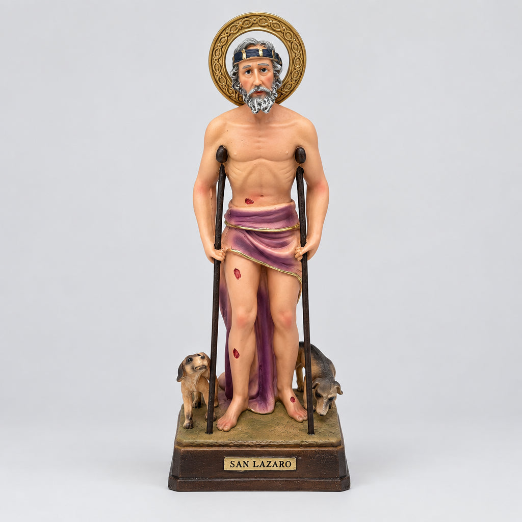 ESTATUILLA DE SAN LAZARO 12”
