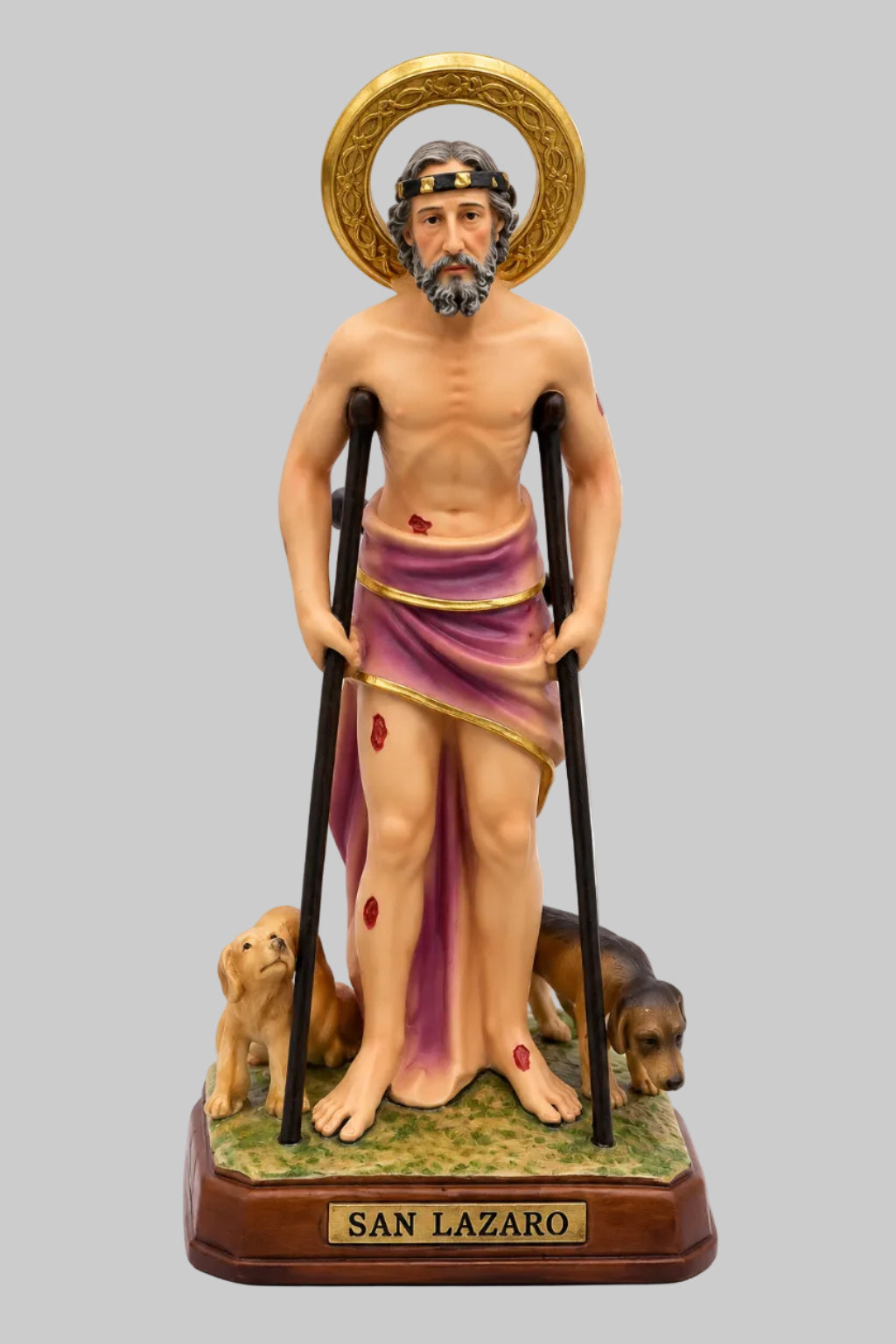ESTATUILLA DE SAN LÁZARO 6"