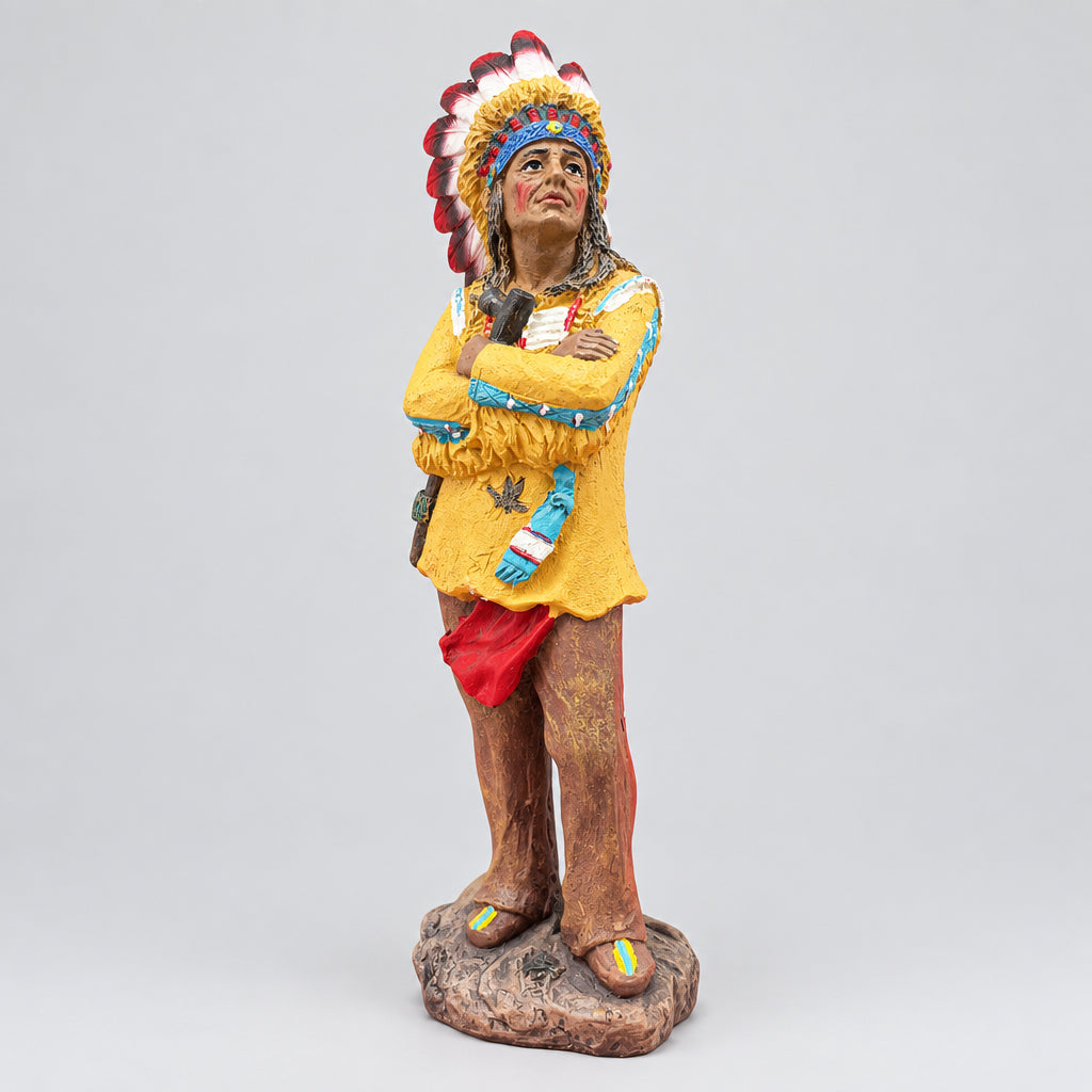 ESTATUILLA DE INDIO DE 7”