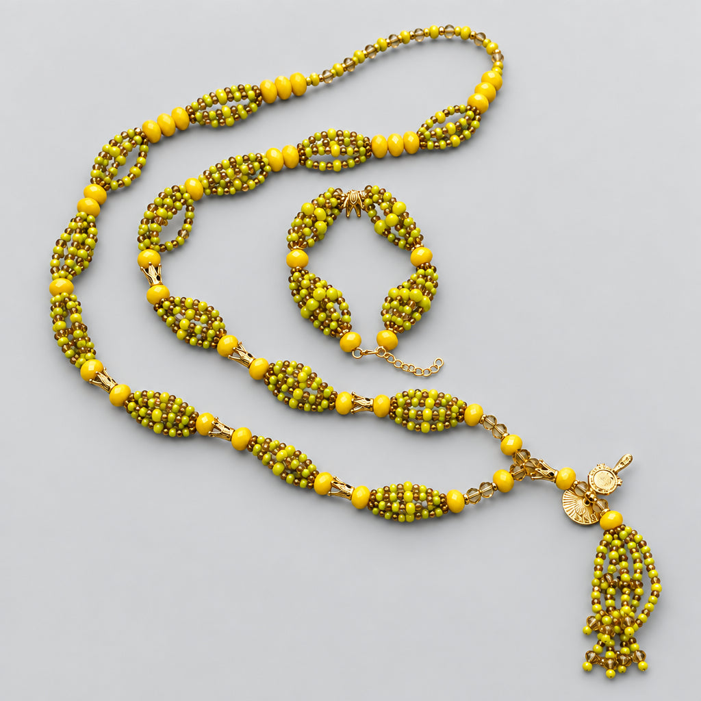 COLLAR CON IDDE DE OSHUN