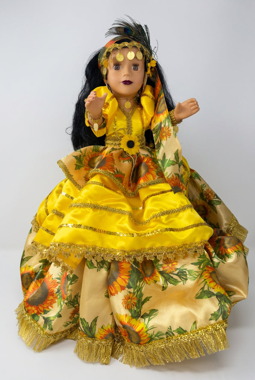 MUÑECA GITANA DE 18"