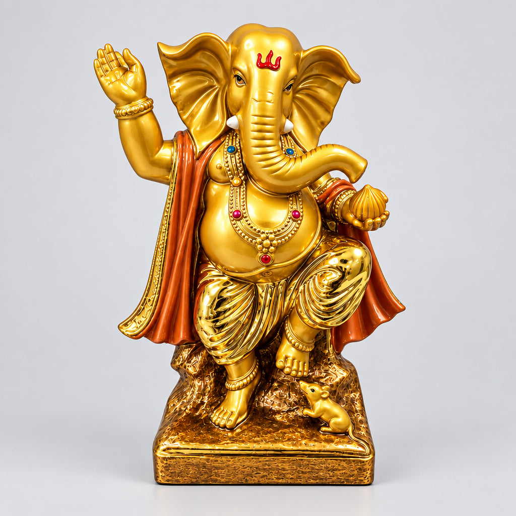 ELEFANTE INDIO GANESHA DORADO
