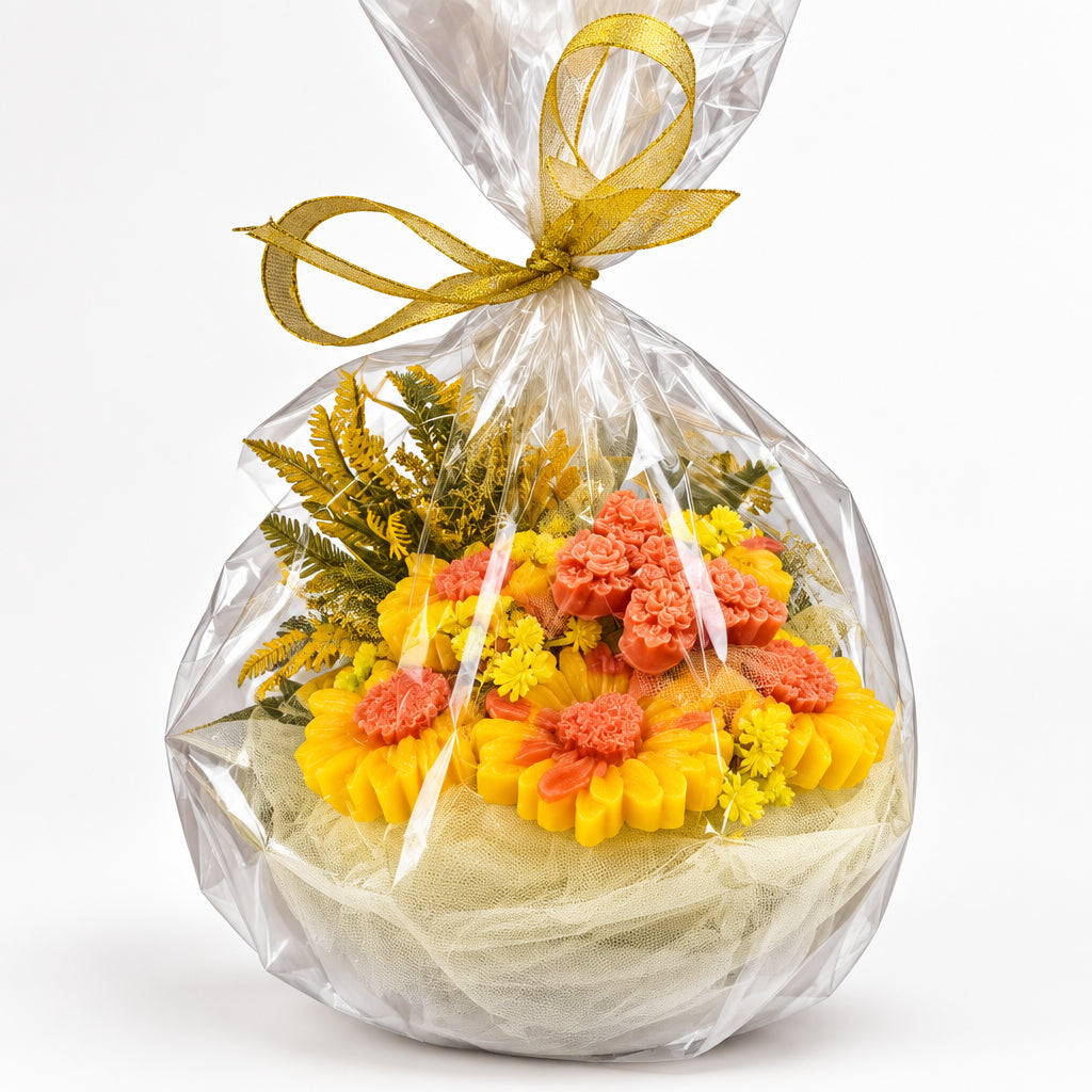 ARREGLO DE CERA DE OSHUN