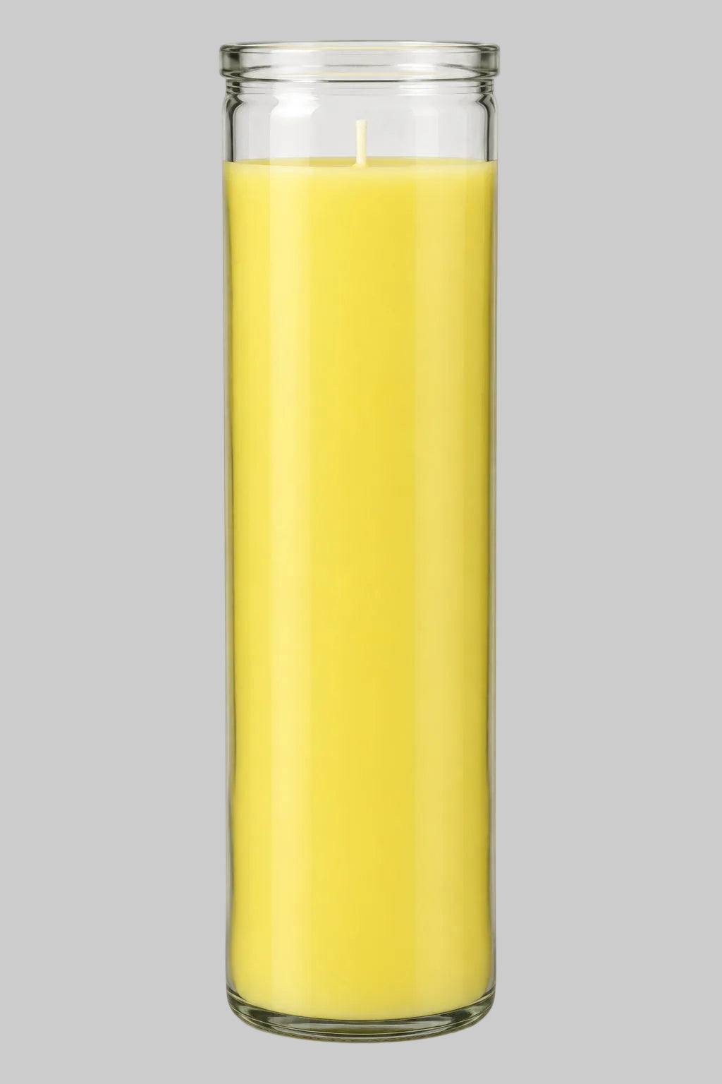 VELA DE CRISTAL AMARILLA