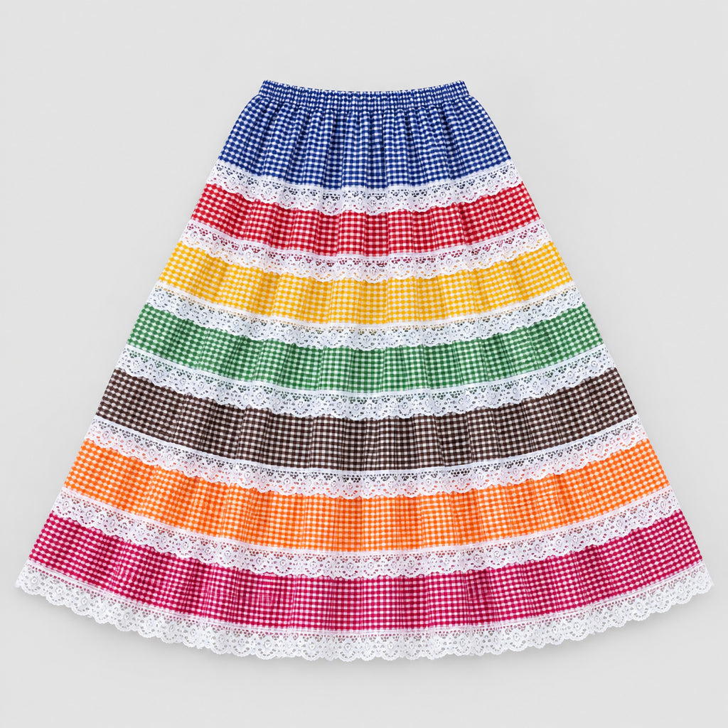 FALDA DE 7 COLORES