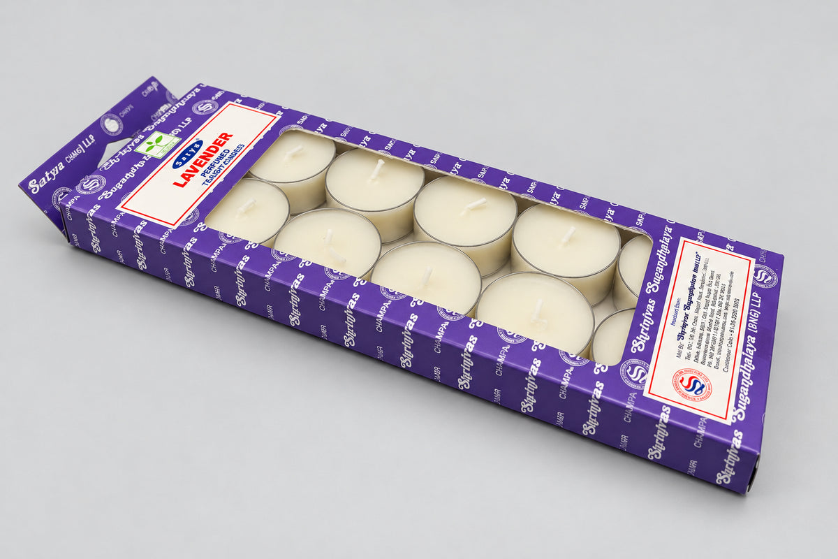 VELAS LAVANDA 12 pzs