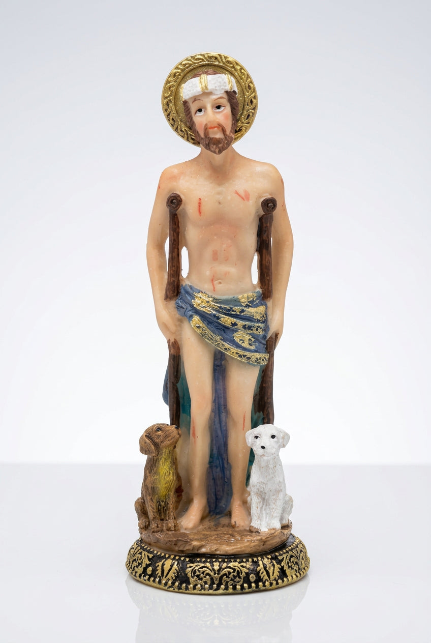 ESTATUILLA DE SAN LAZARO 5"
