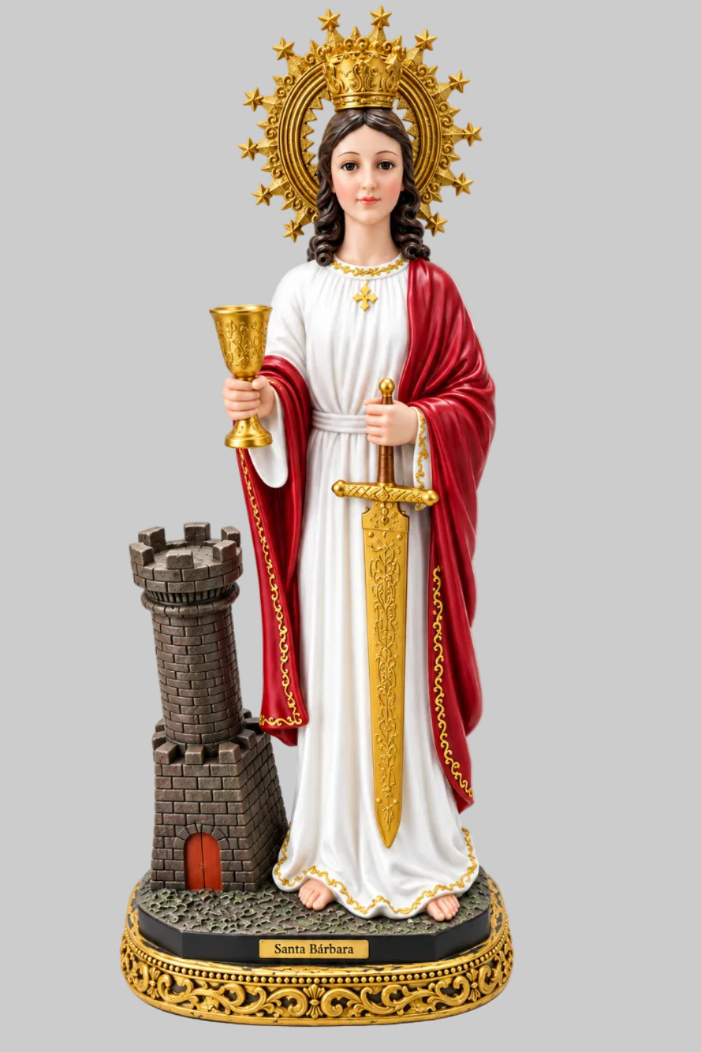 ESTATUILLA DE SANTA BÁRBARA 15”