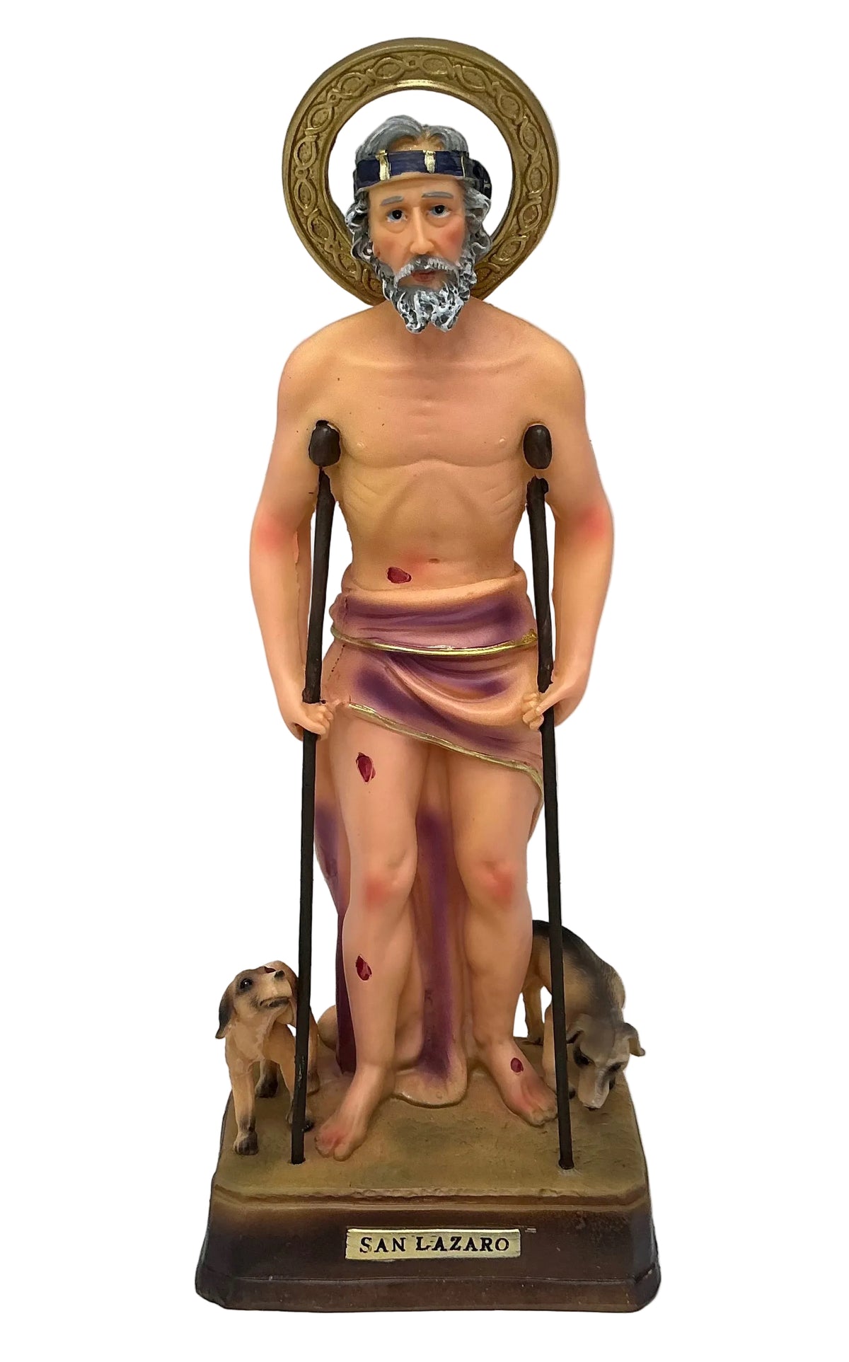 ESTATUILLA DE SAN LAZARO 10.5"