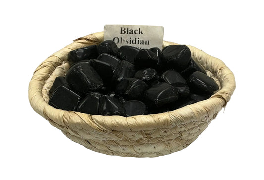 PIEDRA OBSIDIANA NEGRA
