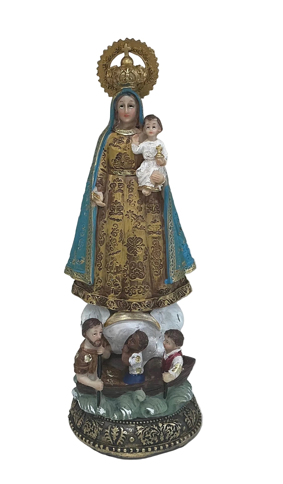 ESTATUILLA DE CARIDAD DEL COBRE 8"