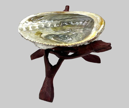 SOPORTE DE MADERA PARA CONCHA