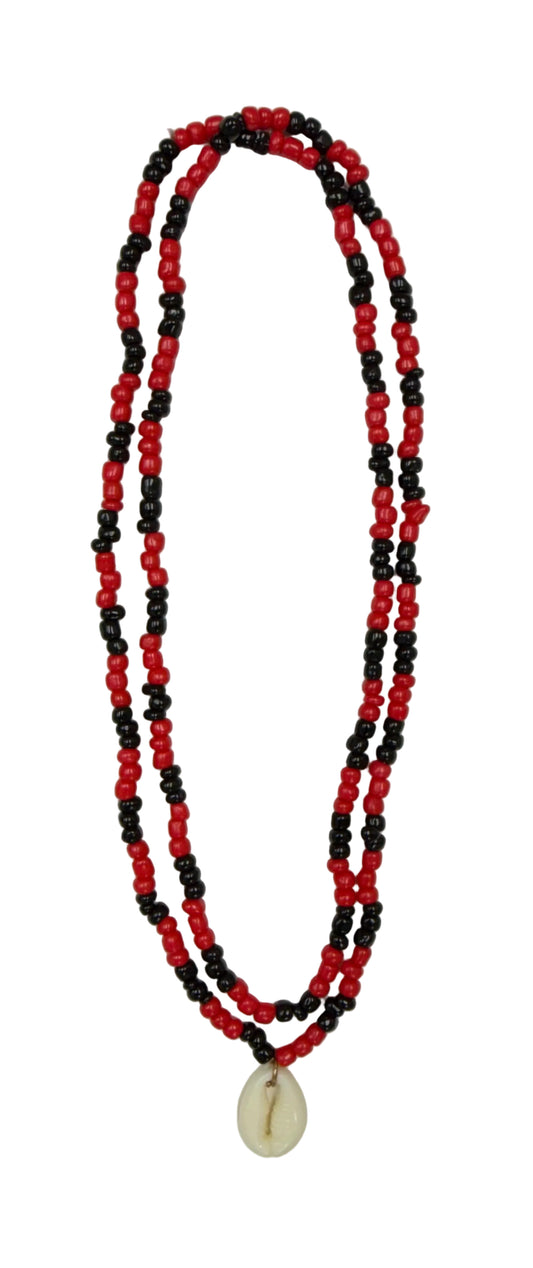 COLLAR DE ELEGGUA CON CARACOL