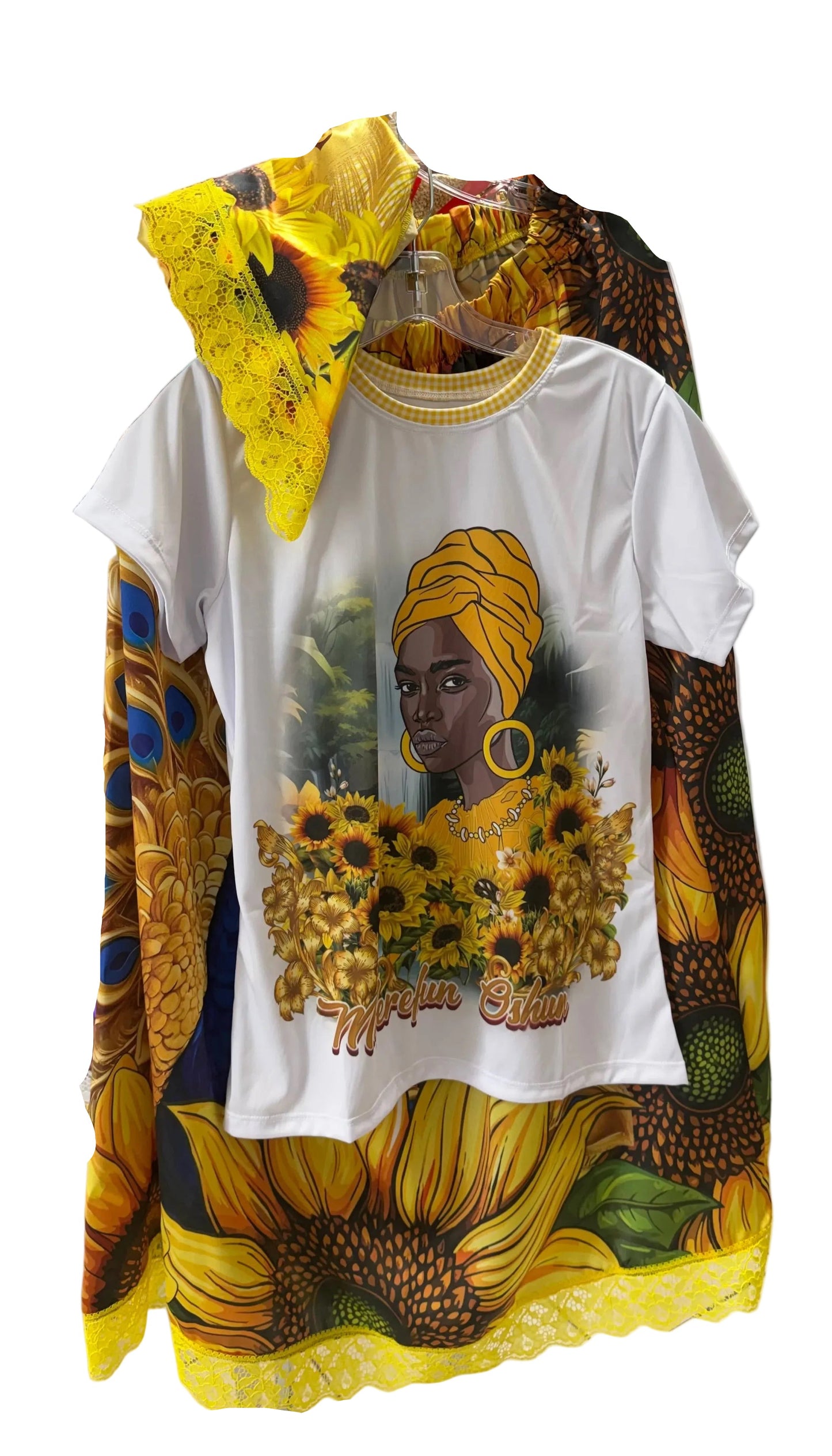 SAYAS  DE OSHUN CON QUILLA Y PULOVER