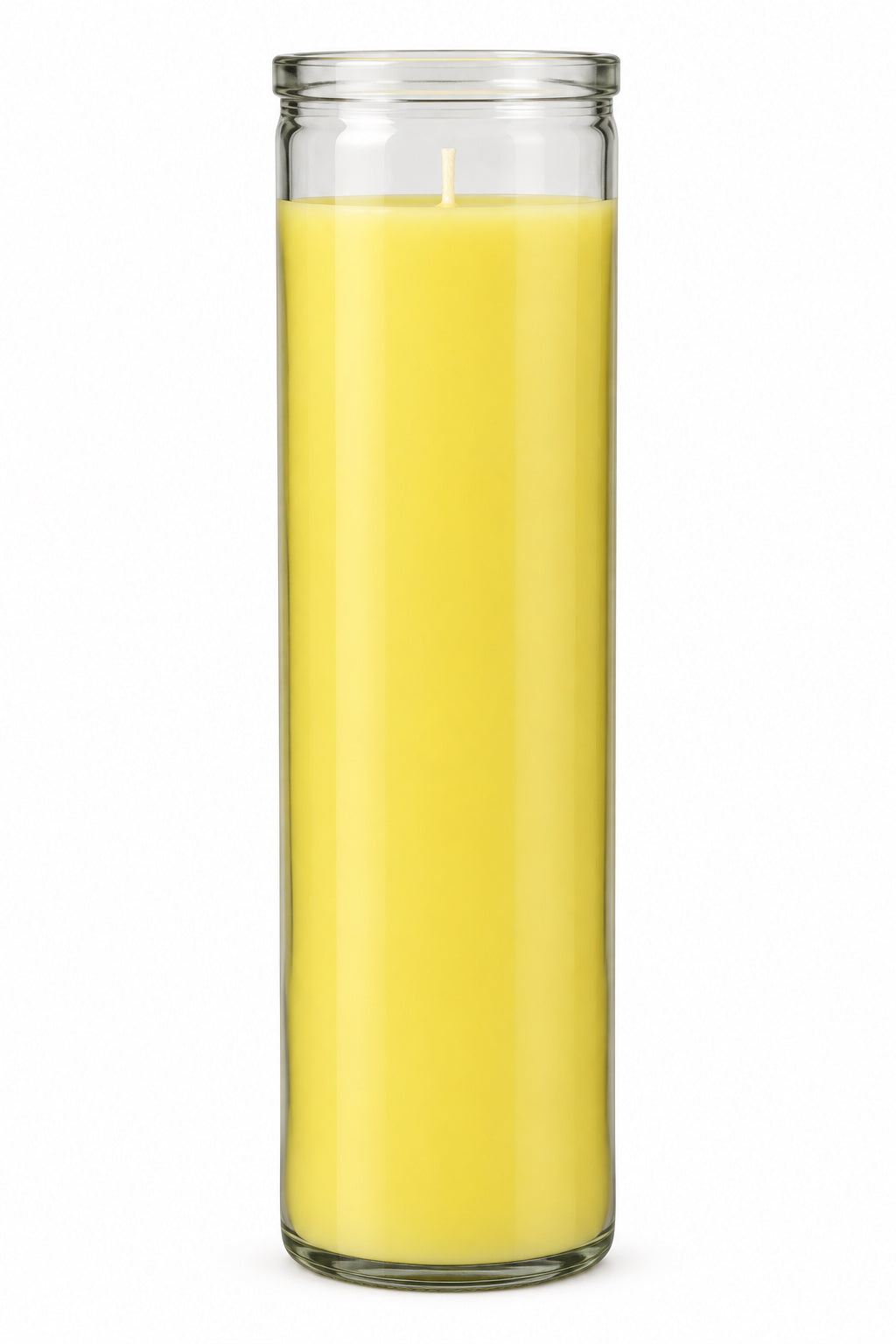 VELA DE CRISTAL AMARILLA