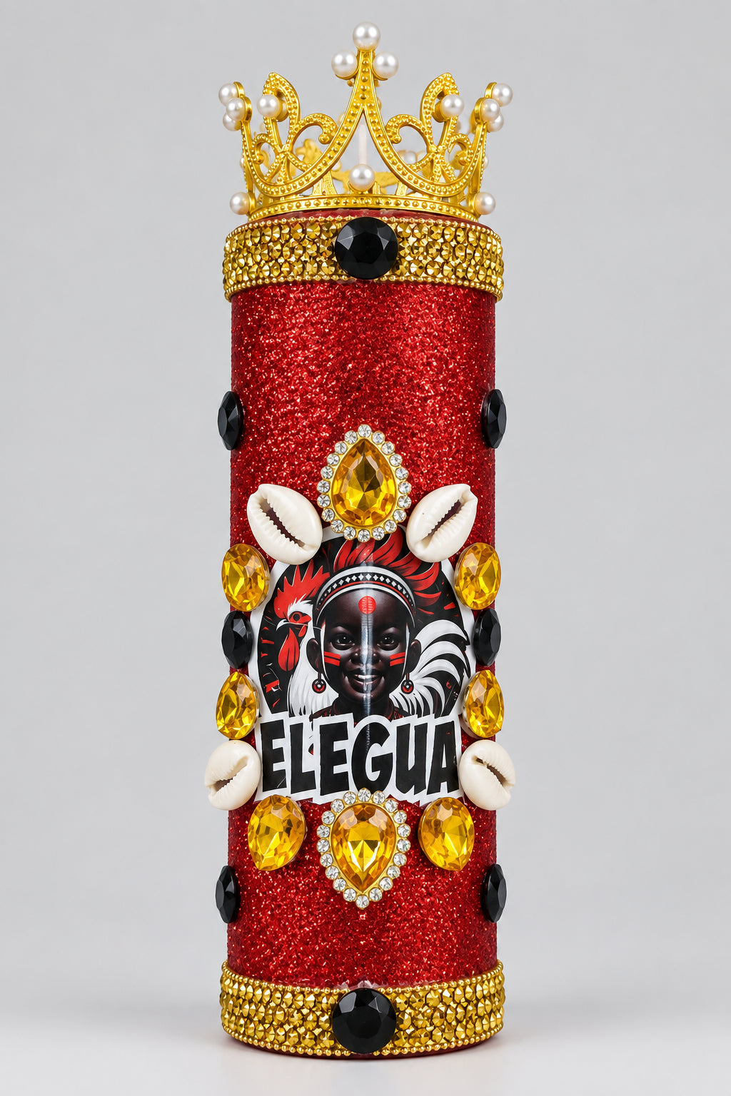 VELA DECORADA DE ELEGGUA