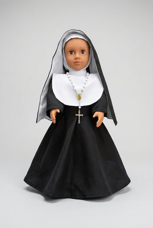 MUÑECA MONJA 18"