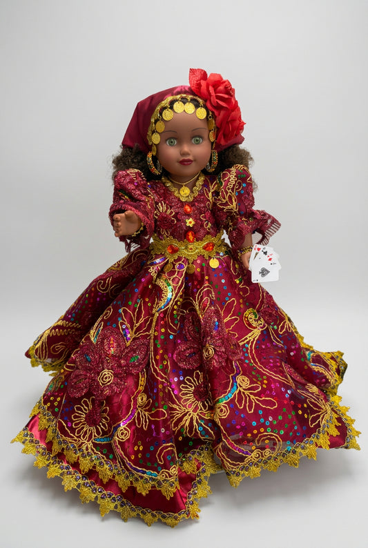 MUÑECA GITANA 18"