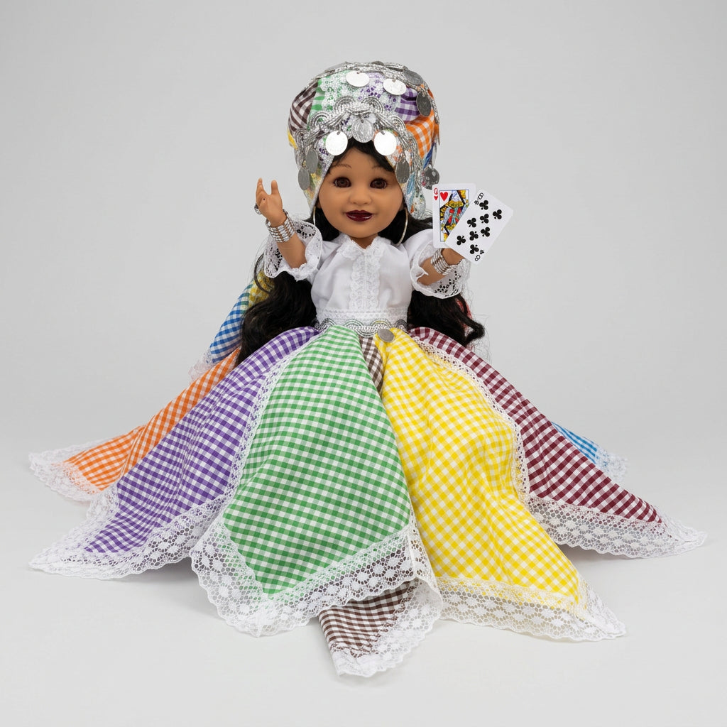 MUNECA DE 9 COLORES