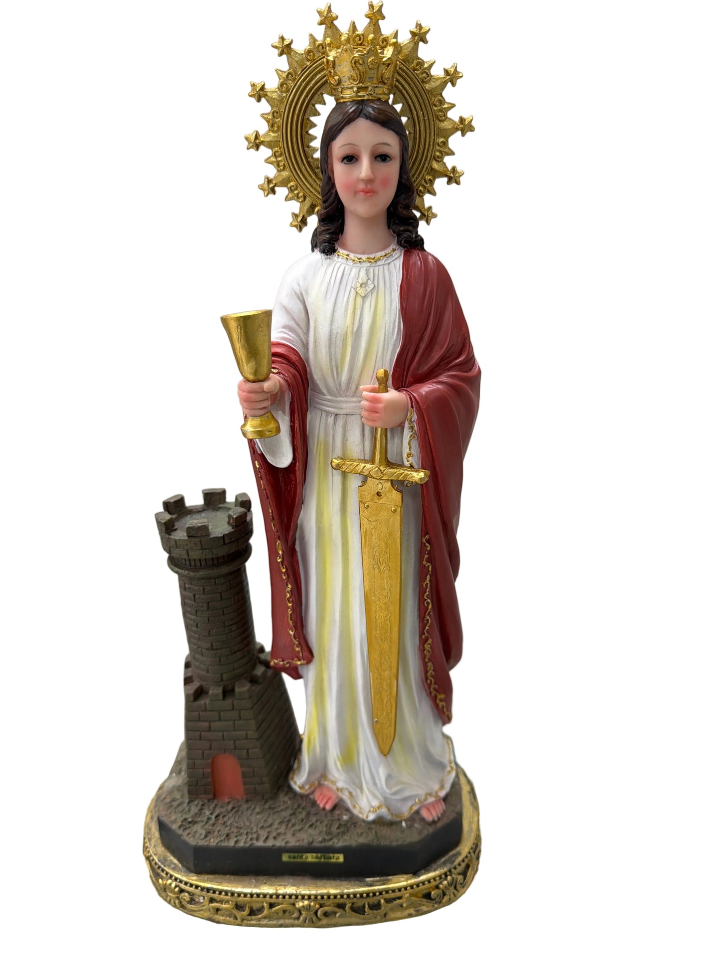 ESTATUILLA DE SANTA BARBARA 15”